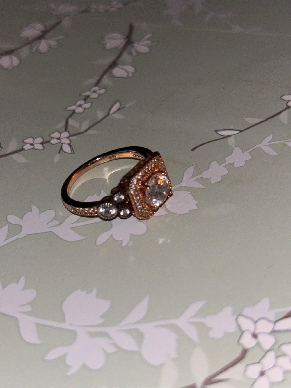 Mickey Mouse Rose Gold Square Ring by Rebecca Hook - Picture 2 of 3